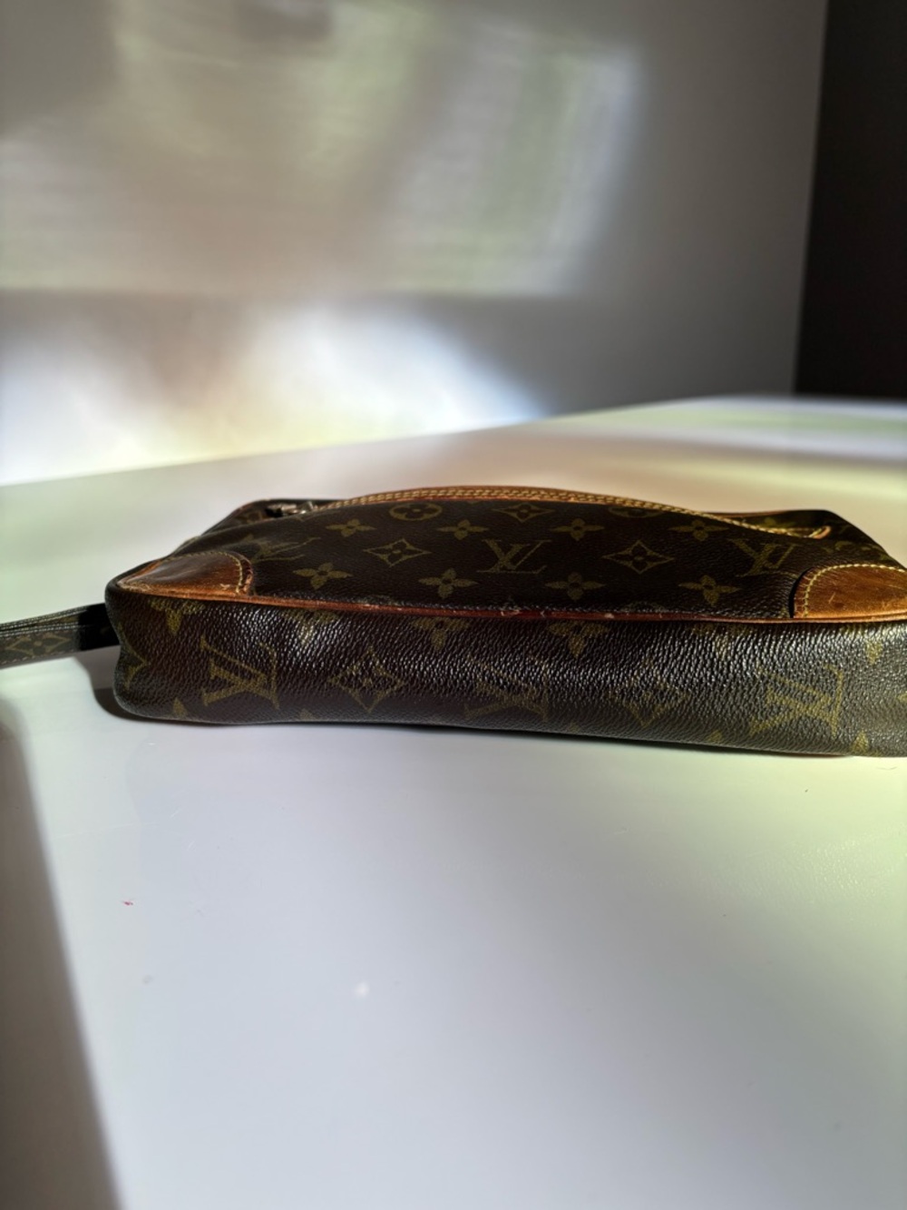 Louis Vuitton Monogram Canvas Wristlet - Brown and Gold - Picture 5 of 16